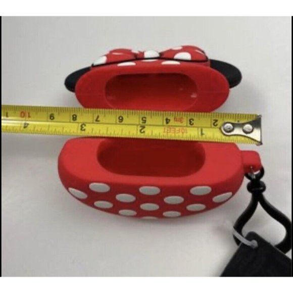 Disney Minnie Mouse Airpod Case Red White Earbud Silicone Case, Brand New w Tags - Picture 11 of 13